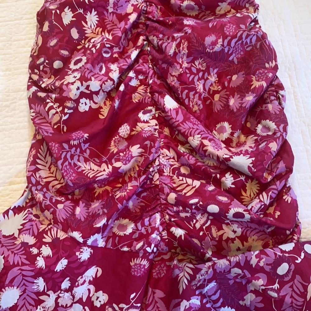 NWT SACHIN & BABI ellen pink floral fitted dress - Picture 12 of 13